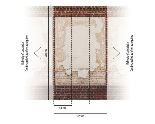Dimensions d''un mur en briques