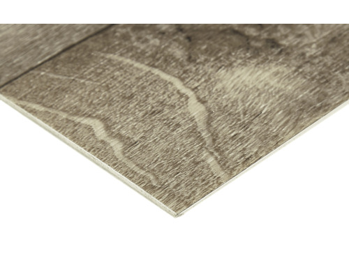 Sol vinyle avec structure en bois