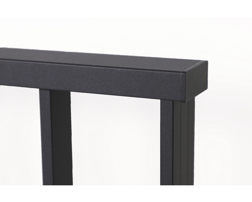 Vue détaillée d''un cadre métallique