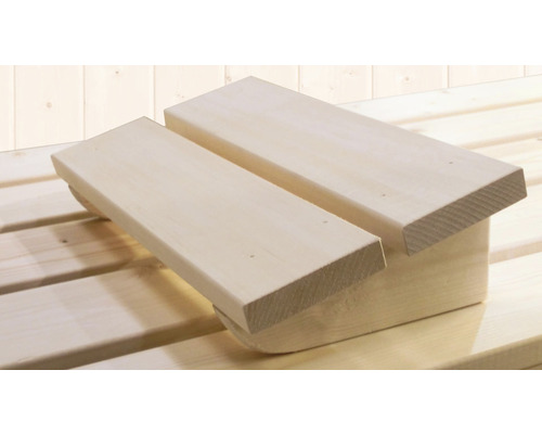 Repose-pieds en bois pour sauna