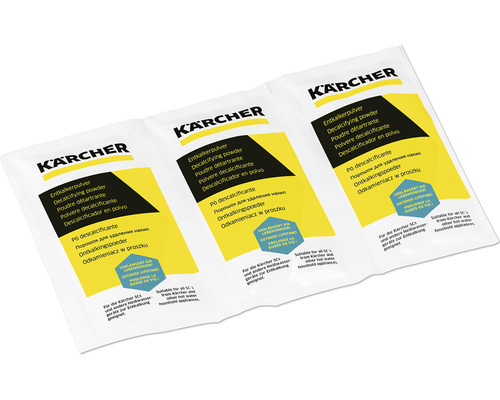 Poudre détartrante Kärcher pour nettoyeurs haute pression, trois emballages