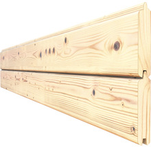 Zwei Nut-und-Feder-Bretter aus Holz
