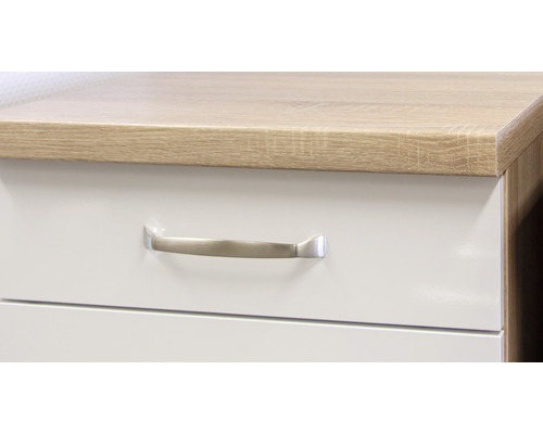 Commode avec tiroirs et poignées