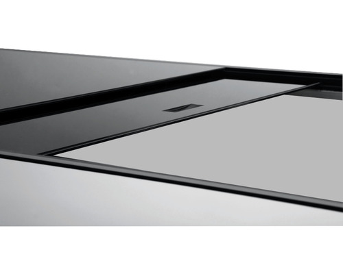 Detailansicht eines Aquariums mit Abdeckung