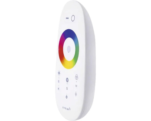 Télécommande pour contrôler l''éclairage avec roue chromatique et boutons de fonction