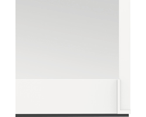 Vue détaillée d''un meuble de salle de bains moderne avec lavabo