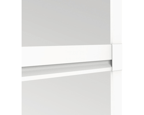 Vue détaillée d''une étagère blanche