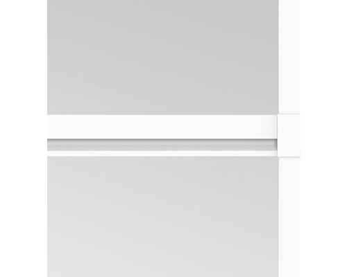 Vue détaillée d''une porte intérieure blanche