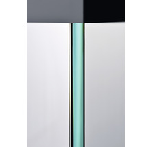 Detailansicht einer Glasduschwand