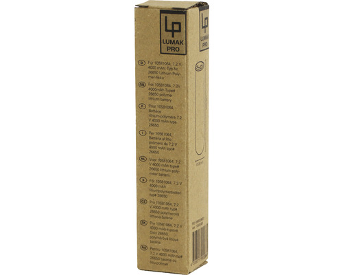 Emballage d''une batterie lithium-polymère Lumak Pro