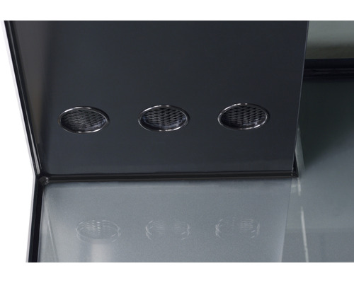 Hotte aspirante avec trois lumières rondes