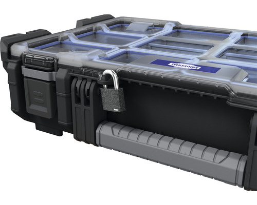 Boîte à outils avec cadenas