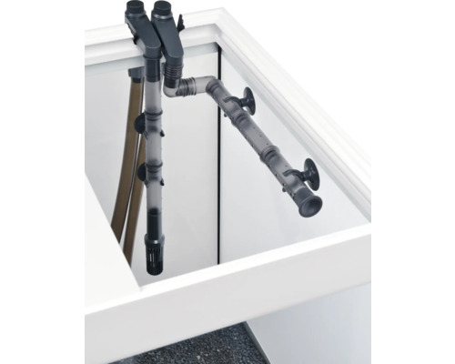 Système de filtration d''aquarium pour le nettoyage de l''eau