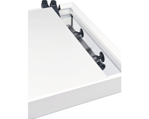 Filtre d''aquarium rectangulaire avec tube filtrant et vannes d''arrêt