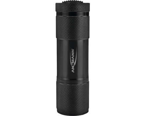 Logo Ansmann sur un boîtier de batterie noir