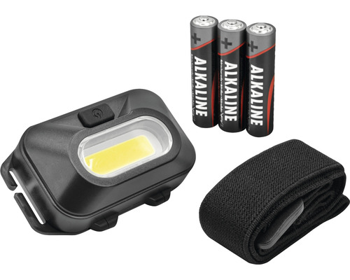 Lampe frontale avec piles et bandeau