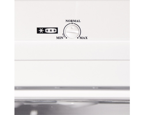 Gefrierschrank Temperaturregler mit den Einstellungen Minimum, Normal und Maximum
