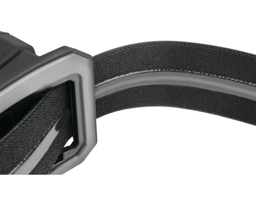 Vue détaillée d''un bandeau de lunettes de protection avec monture métallique