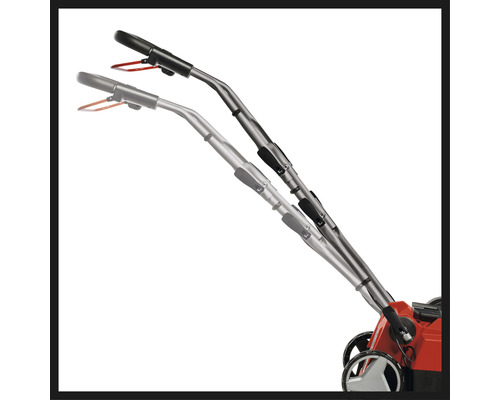 Poignée de guidage réglable d''une tondeuse à gazon