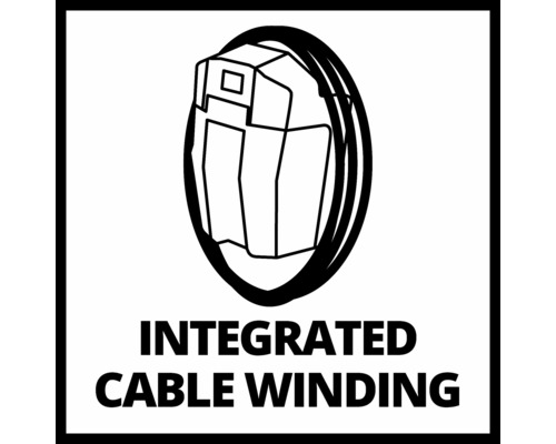 Integriertes Kabelaufwicklungssymbol