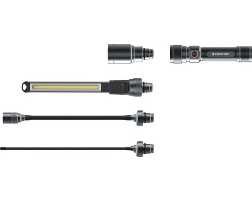 Plusieurs lampes d''inspection Ledlenser et accessoires