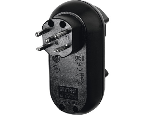 Fiche de contact de protection en version noire