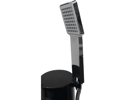 Douchette à main en métal avec flexible de douche