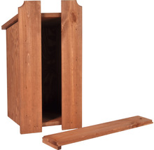 Holz Nistkasten mit Reinigungstür und herausnehmbarem Boden