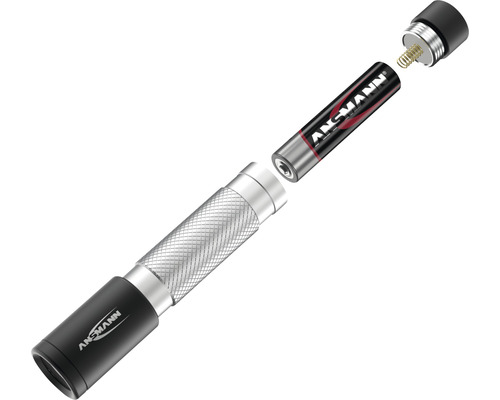 Lampe de poche démontée avec pile et logo Ansmann