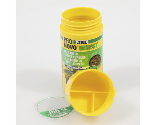 Boîte d''aliment JBL Novo Insect pour toutes les espèces
