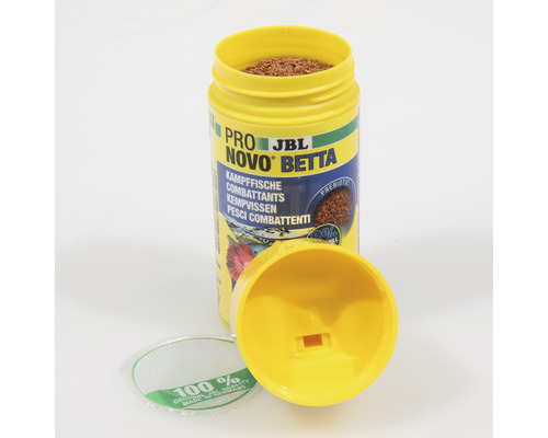 Boîte de nourriture pour poissons combattants JBL Pro Novo Betta