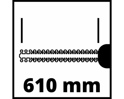 Longueur de coupe 610 mm
