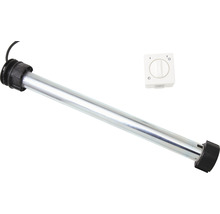 SOLUNA Kassettenmarkise Exclusiv 5x3 Stoff Dessin 320234 Gestell E6EV1 silber eloxiert Antrieb links inkl. Motor und Wandschalter