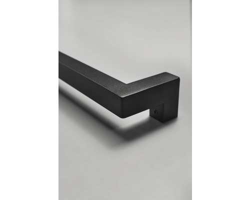 Porte-serviettes noir pour salle de bain