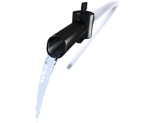 Giessrohr mit Wasserfluss