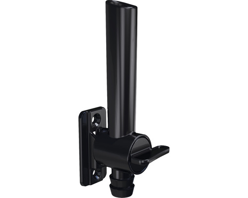 Zapfhahn aus Kunststoff mit Wandhalterung