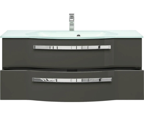 Waschtischunterschrank mit zwei Schubladen und Waschtisch