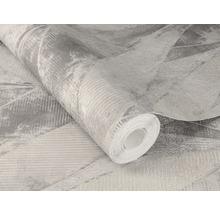 Papier peint intissé 520040 Concrete feuilles gris