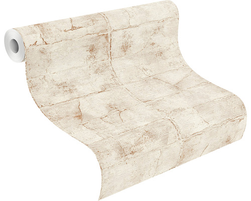 Rouleau de papier peint avec motif de pierre