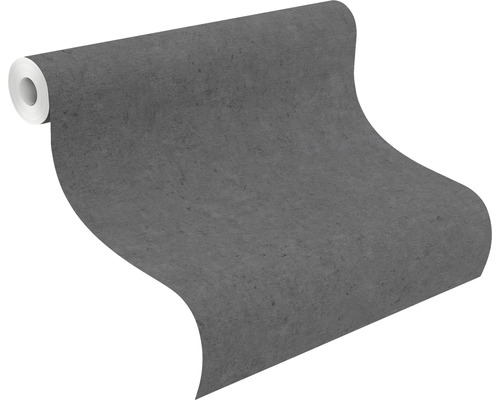 Rolle graue Tapete mit Steinoptik