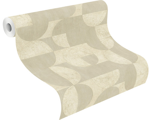 Tapetenrolle mit geometrischem Muster für die Wandgestaltung