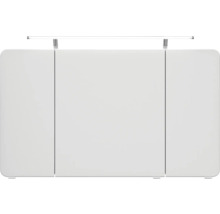 Meuble sous-lavabo avec trois portes et spot