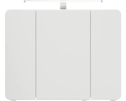 Weißer Spiegelschrank mit Beleuchtung