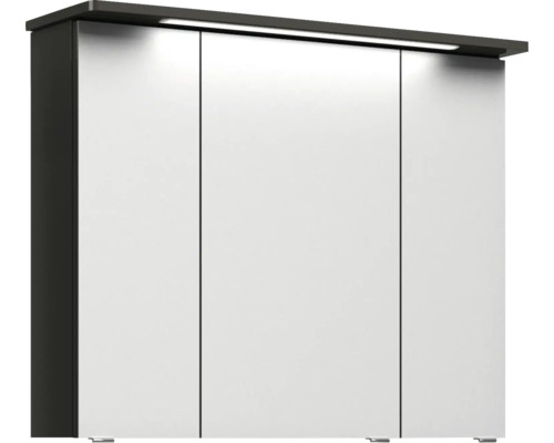 Spiegelschrank mit drei Türen und Beleuchtung