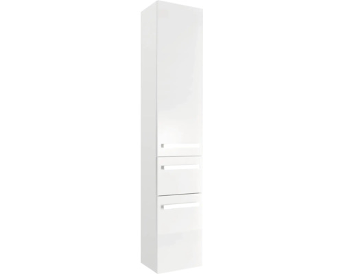Weißer Badezimmer Hochschrank mit Schubladen