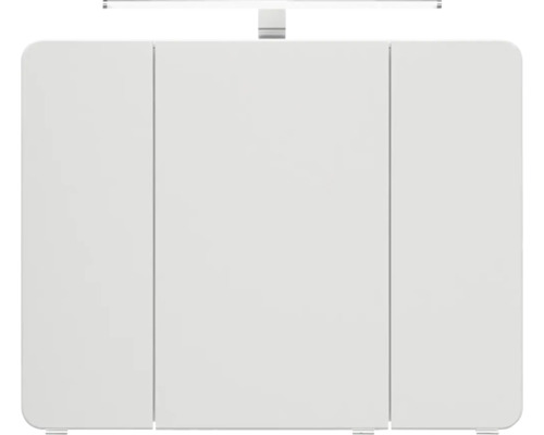 Armoire de toilette blanche avec éclairage pour la salle de bain