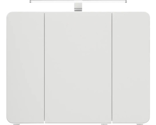 Armoire de toilette blanche avec éclairage