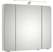 Armoire de toilette à trois portes avec éclairage