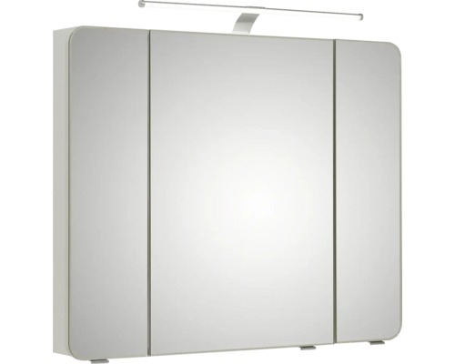 Armoire de toilette à trois portes avec éclairage