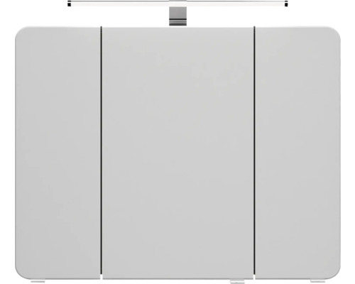 Armoire de toilette avec éclairage et trois portes